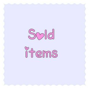 Sold Items Past Here